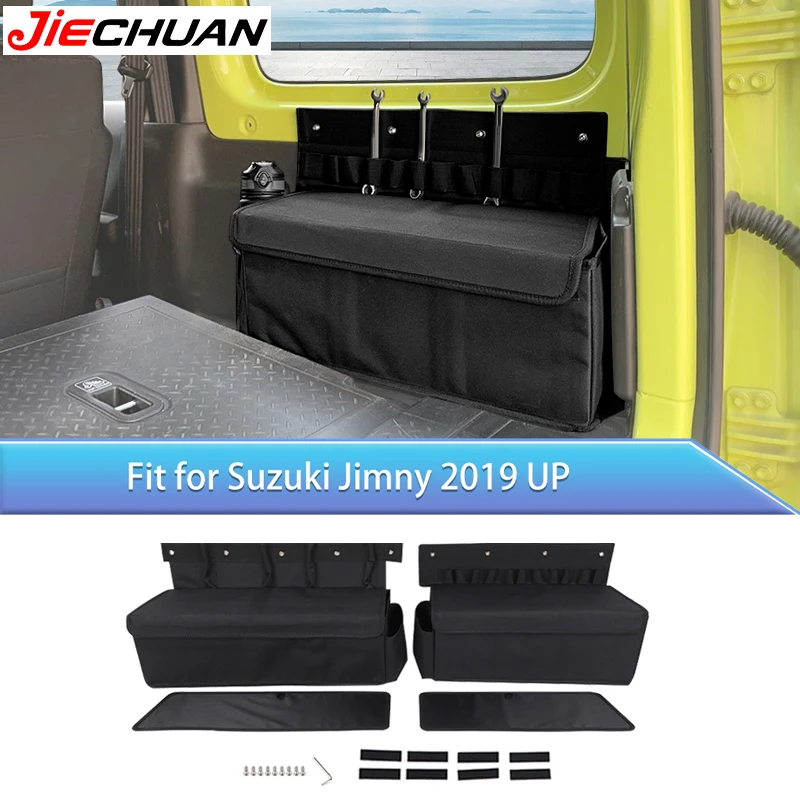 

Trunk Organizer Rear Side Cargo Storage Organizer Bag Pouches Fit for Suzuki Jimny 2019 Up Interior Accessories