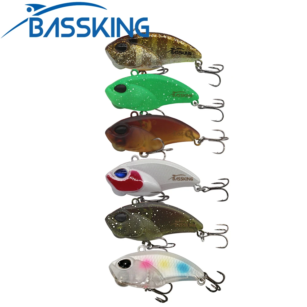 

BASSKING VIB Fishing Lure 3.8cm 3.6g NEW Quality Mini Vibration Hard Bait for Saltwater Carp Fishing Plastic Artificial Lure