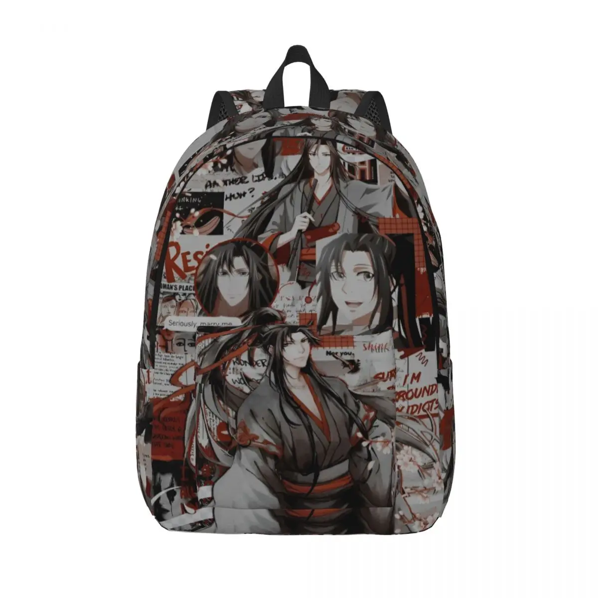 

Классический рюкзак WangXian The Untamed, школьный рюкзак для путешествий на открытом воздухе Lan Wangji Wei Wuxian, рюкзак для мужчин и женщин, холщовая сумка для ноутбука и компьютера