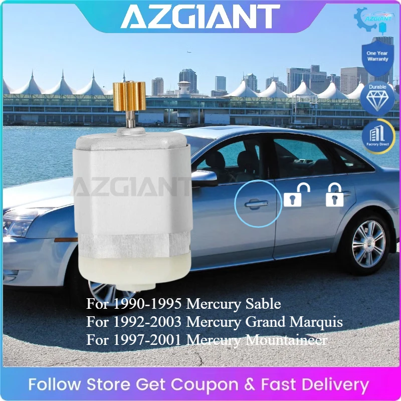 

AZGIANT for Mercury Sable Grand Marquis Mountaineer Side Door Lock Actuator Repair 4-Door Universal Motor Replace DIY 1454015223