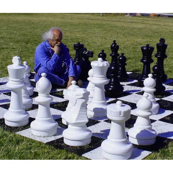 

Giant Chess Set With Standard Size