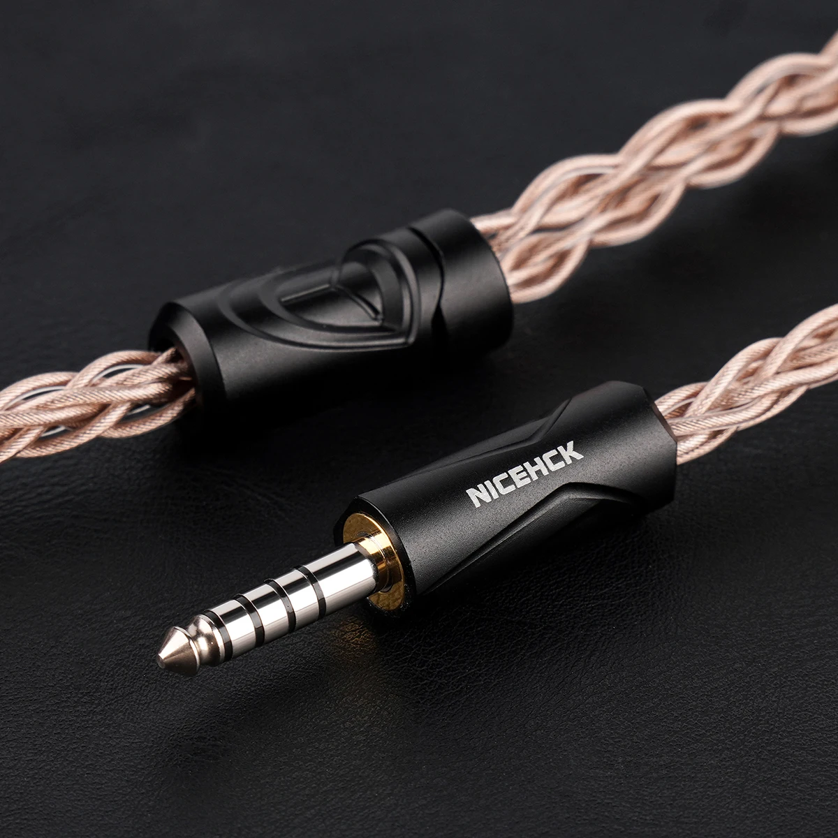 NICEHCK EpicLoong Cable de repuesto HiFi 21AWG 6N Cable audiófilo de plata pura 2 pines chapado en paladio OFC 4,4mm enchufe para METEOR P50