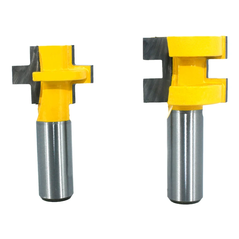 LAVIE 12mm & 1/2 Inch Shank Beading Router Bit Square Tooth Joint Milling Cutter For Woodworking Engraving Trimming 28.3mm