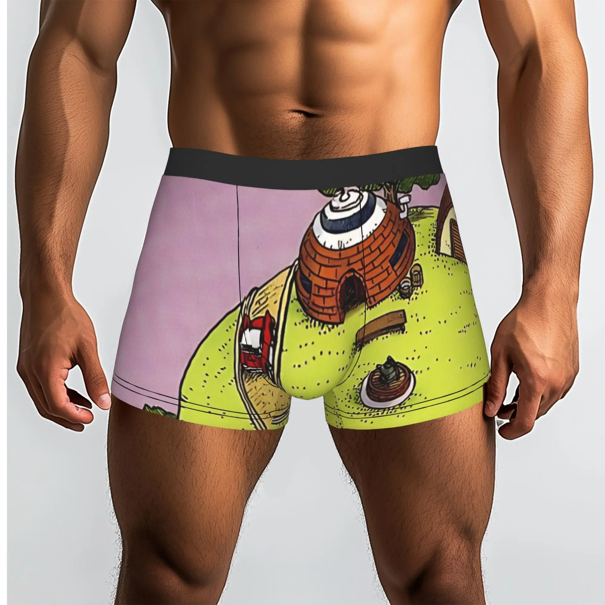 Kaioshin house  Bandai DRAGON BALL Underpants Homme Panties Man Underwear Print Shorts Boxer Briefs