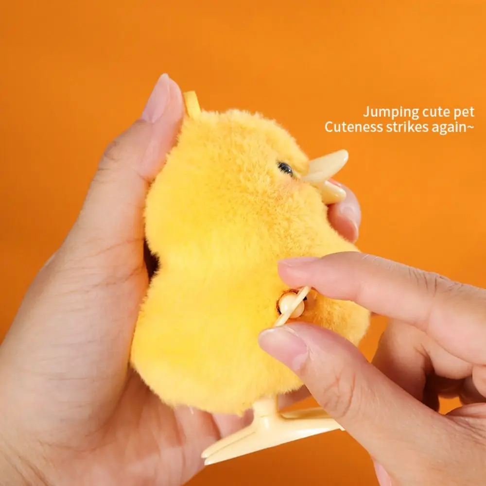 NEW Plush Wind Up Chick Doll Gifts Animals Toy Duck Clockwork Walking Toys