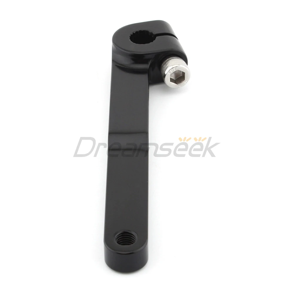 Inner Shift Lever Shifter Rocker Arm Rod for Harley Dyna Fat Bob FXDF 2012-2017 Switchback FLD 2012-2016 CNC Aluminum Black
