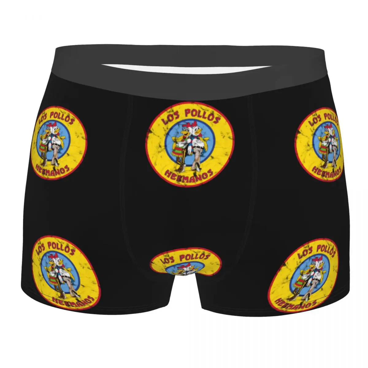 Distressed Breaking Bad Boxer Shorts Men 3D Printed Los Pollos Hermanos Bullseye Underwear Panties Briefs Breathable Underpants