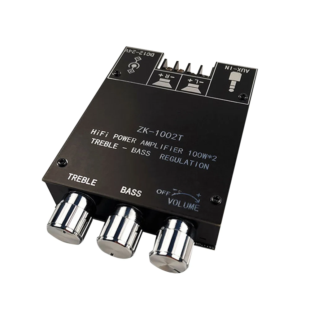 ZK-1002T Bluetooth 호환 앰프 HIFI 2.0 채널 100Wx2 오디오 모듈 키트