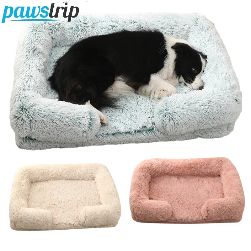 Winter Warm Pet Dog Bed Washable Plush Pet Sleeping Bed Mat for Small Medium Dogs Super Soft Puppy Bed Dog Accessories