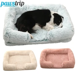 Winter Warm Pet Dog Bed Washable Plush Pet Sleeping Bed Mat for Small Medium Dogs Super Soft Puppy Bed  Dog Accessories