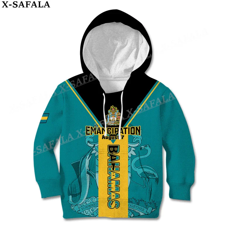 

Love BAHAMAS Country Flag Coat Of Arms 3D Print Hoodie Boys Girls Children Kids Child Outwear Shirt Pullover Jersey Clothing-2