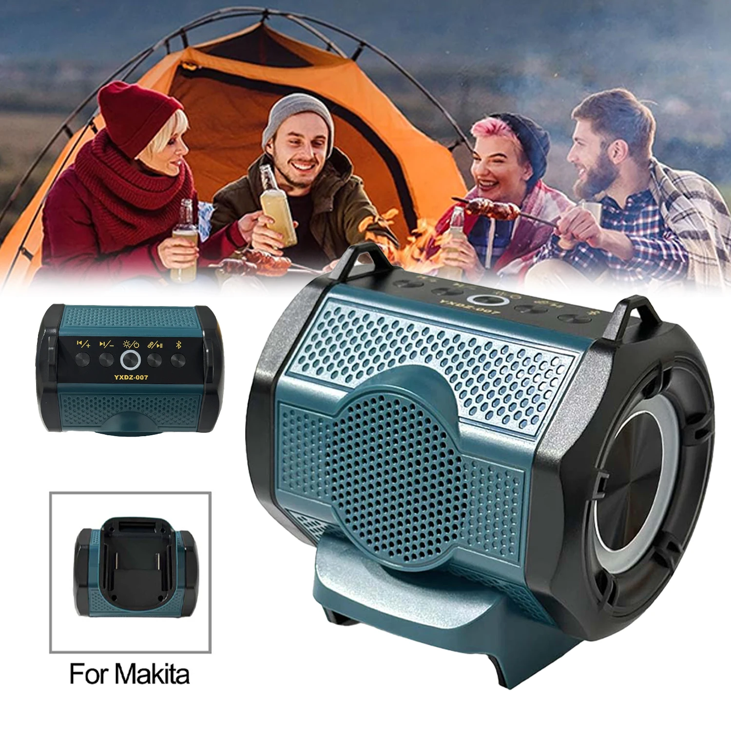 Multi-Protection System Power Adapter for Makita Compatible 18-20V Batteries Battery Slot At The Bottom for Outdoor Newest