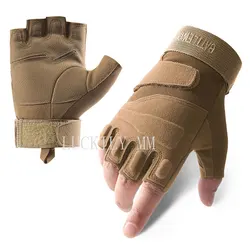 Gants de saut sans doigts pour hommes et femmes, mitaines d'extérieur, tir, chasse