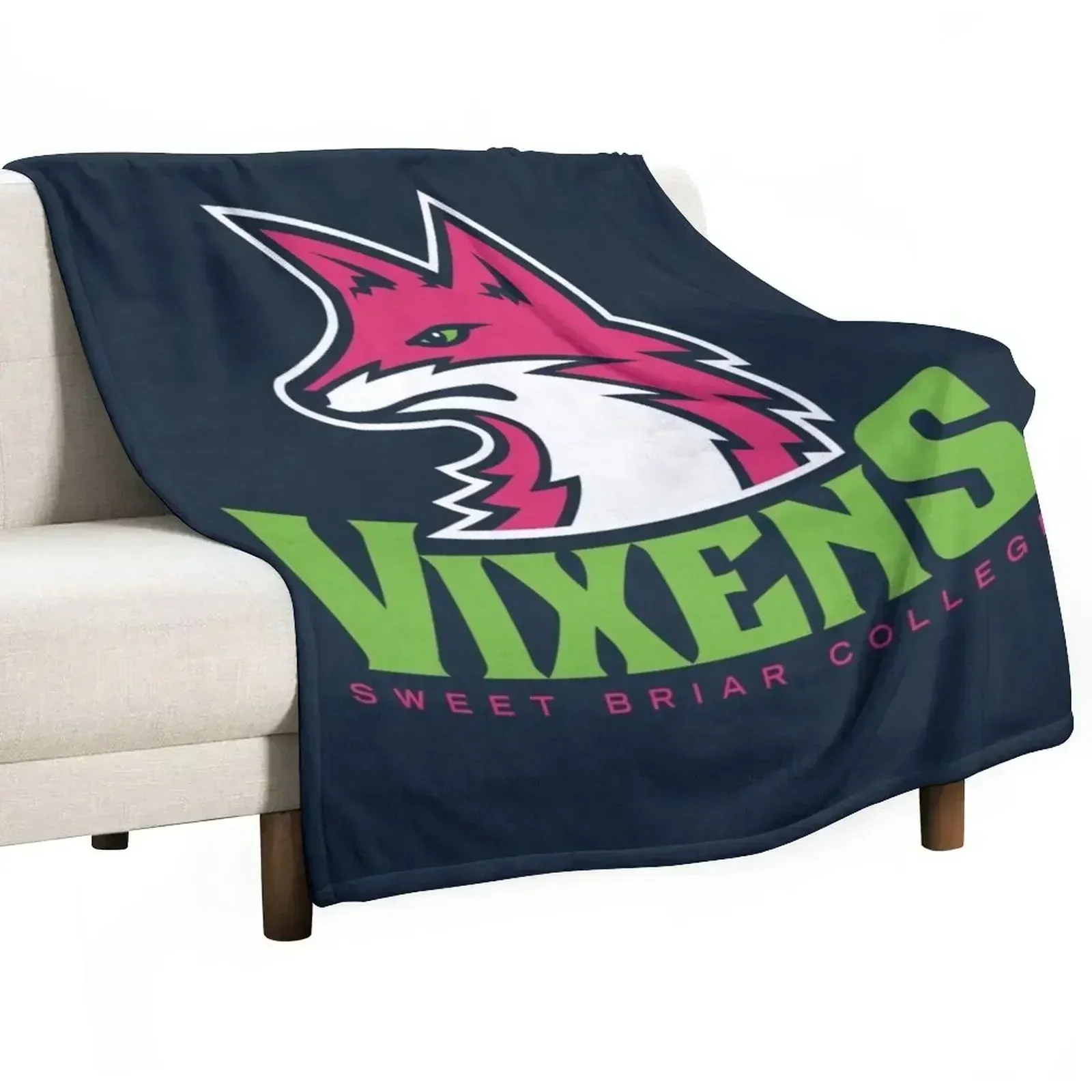 Sweet Briar College Throw Blanket Custom for babies halloween decorative Multi-Purpose Nap Blankets