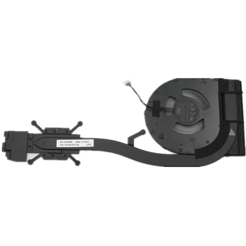 Imagem -02 - Original Uma Cpu Refrigerador de Refrigeração do Ventilador Dissipador Calor para Lenovo Thinkpad T14 Gen P14s Gen Portátil Fru 5h41b77165 5h41b77164 Novo