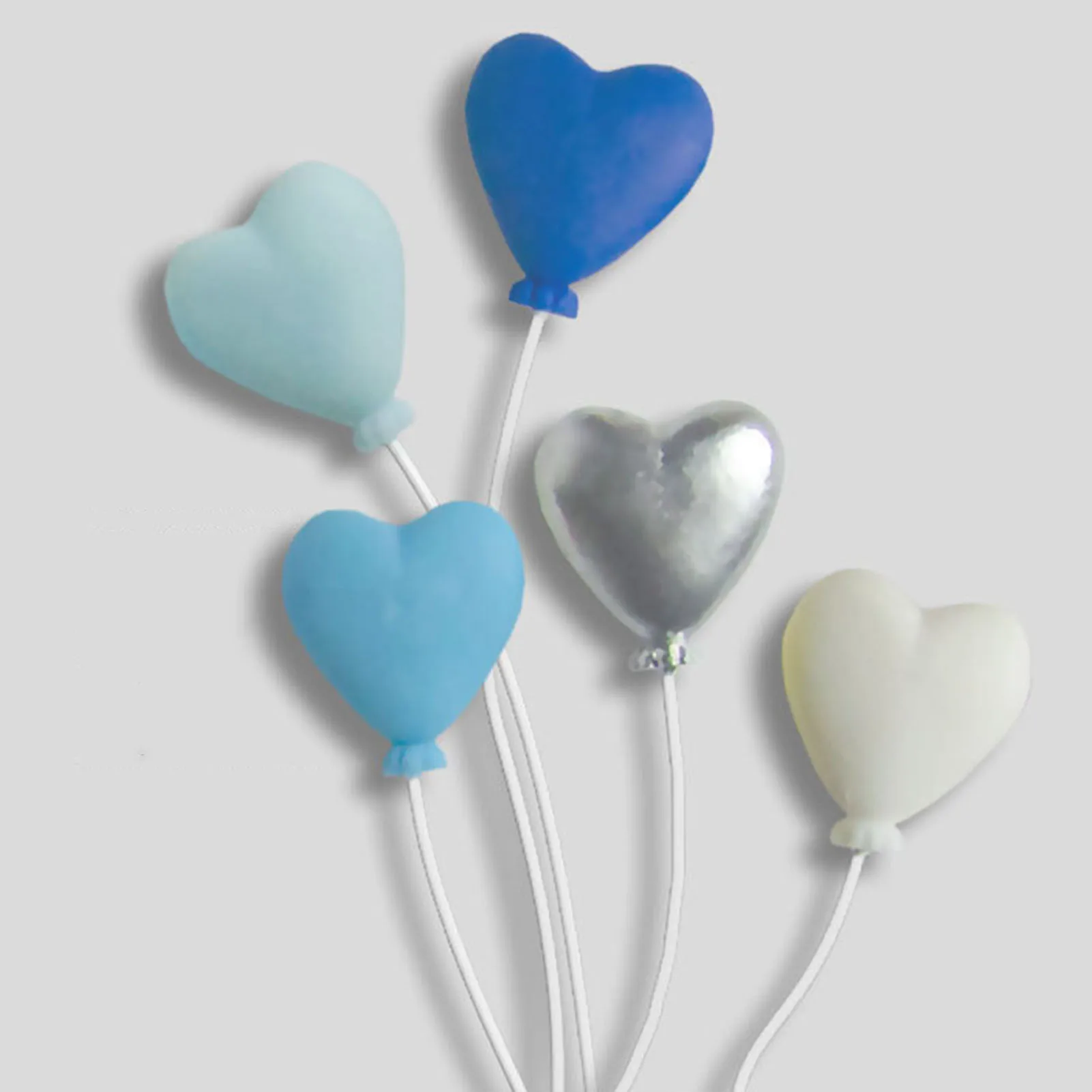 Heart Balloon Shape Cake Decor Love Heart Balloon Design Cake Decor for Festive Birthday Cake