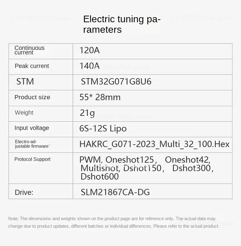 7155 120A pojedyncza regulacja elektryczna regulator UAV akcesoria FPV regulacja elektryczna poprzez regulację elektromechaniczną