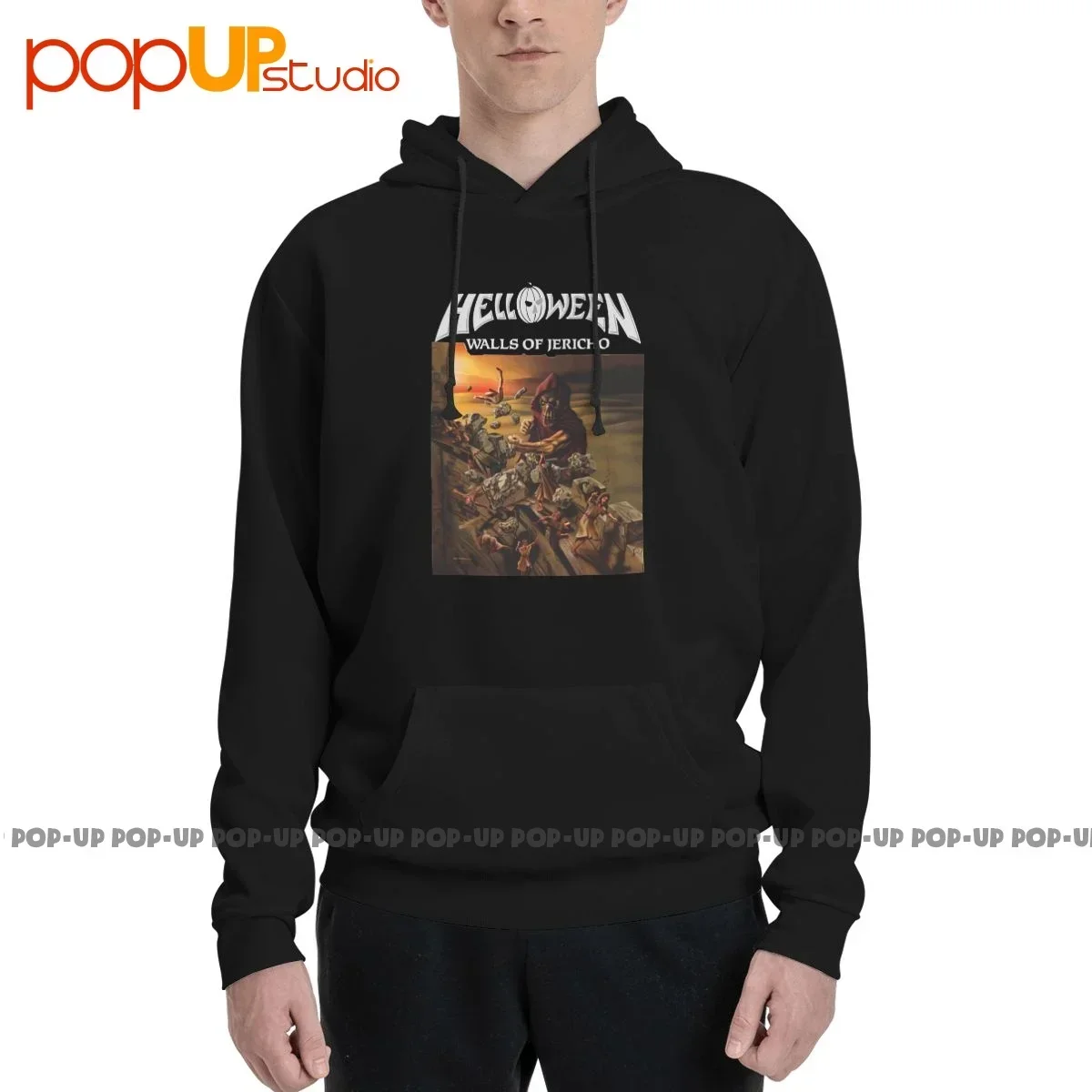 

Helloween Walls Of Jericho Album Cover Metal Music Band Hoodie Sweatshirts Hoodies Soft All-Match