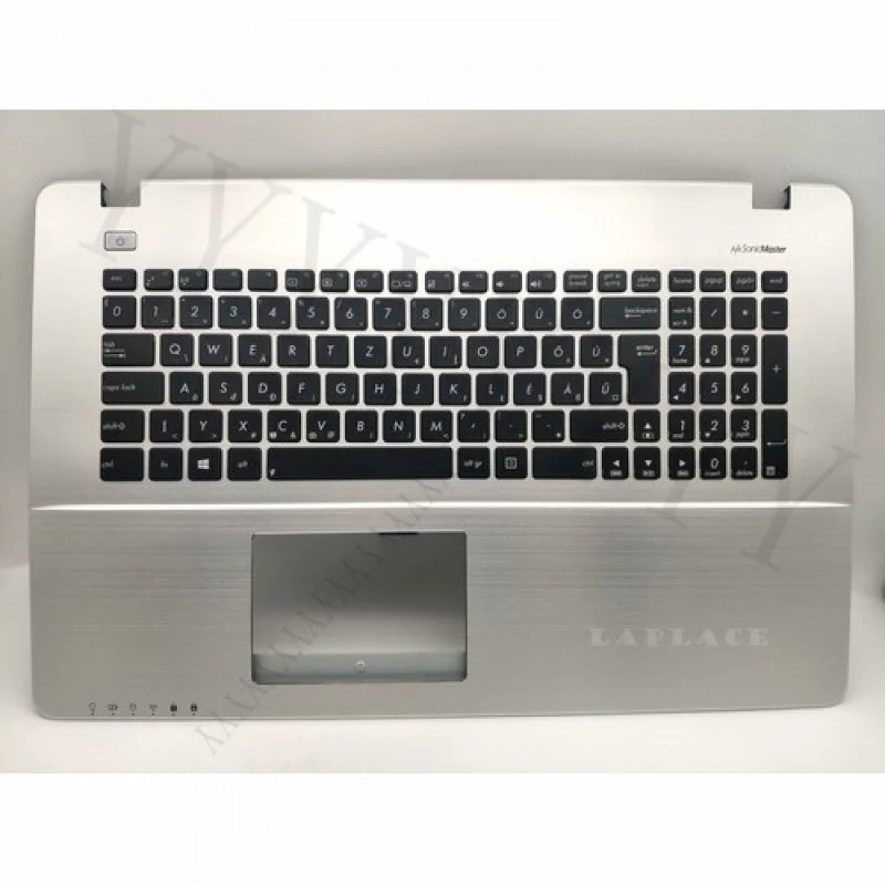 

QNew Hungarian Silver Palmrest keyboard for ASUS A750LB/A750VB/F750VB/F750LB