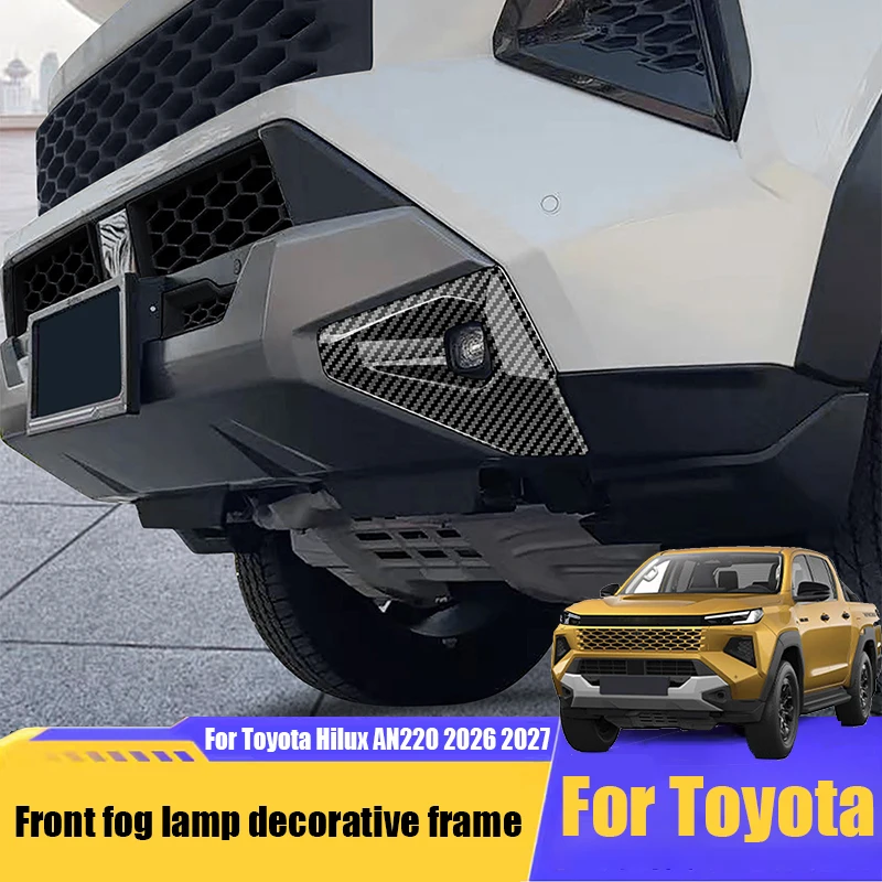 

ABS adhesive installation of front fog lamp decorative frame and exterior decorative parts for Toyota Hilux AN220 2026 2027