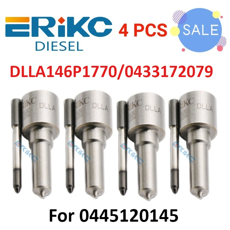 

ERIKC 0433172079 CR/IPL26/ZIRIS20S Inyector Common Rail Nozzle DLLA146P1770 Nozzle Diesel DLLA 146 P 1770 for 0 445 120 145