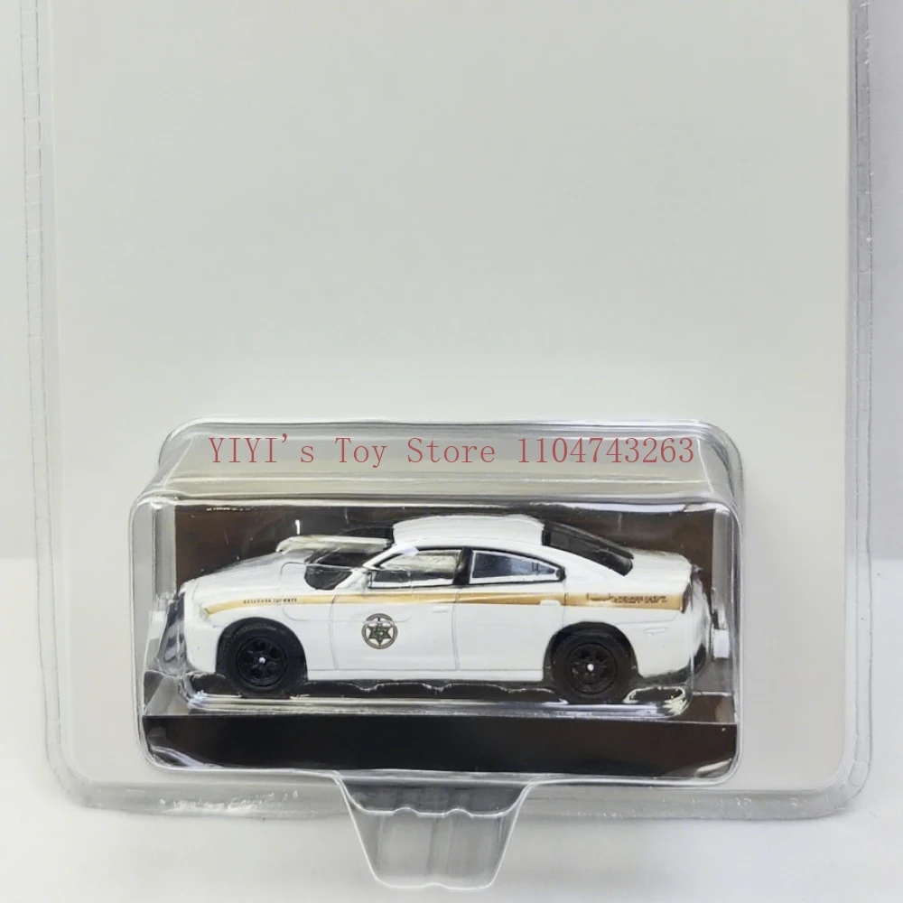 

GreenLight 1:64 2015 Dodge Charger Pursuit boutique alloy car toys for children kids toys Model original box A2