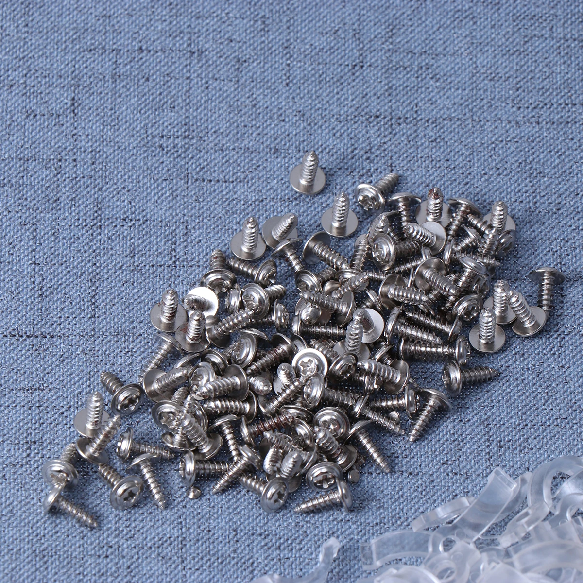 

100 Pcs Heat Resistant Strip Light Attachment Clips Transparent Bar Light Mounting Brackets for 10mm LED Strips