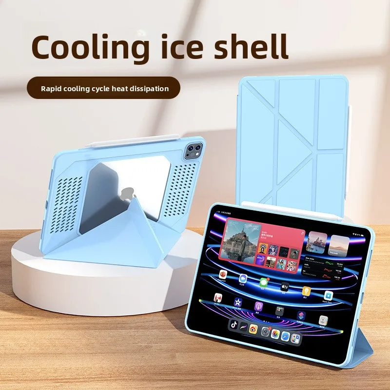 

iPad 1110 th iPadPro 2024 Suitable for iPad case with heat dissipation holes 2024 Air 6 7, protective case Pro 13-inch slim case