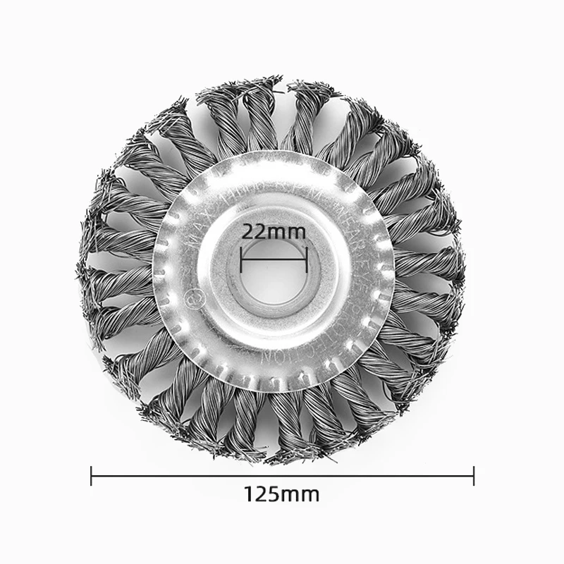 Entfernung Draht Rad Tasse Pinsel Disc Twist Knoten Stahl Draht Rad Pinsel Für Winkel Grinder Reiniger Zubehör