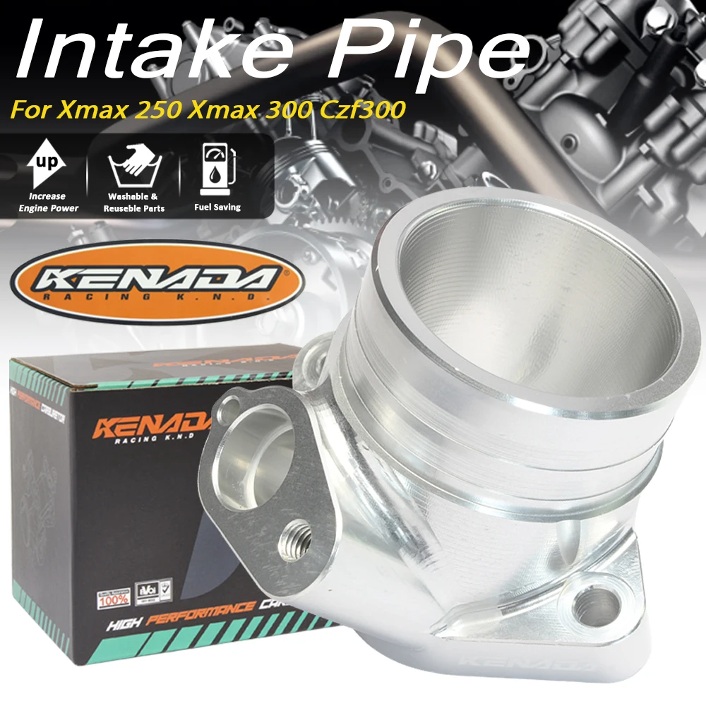 

Для Xmax 250 300 Czf300 KENADA RACING корпус дроссельной заслонки с ЧПУ впускная труба с ЧПУ