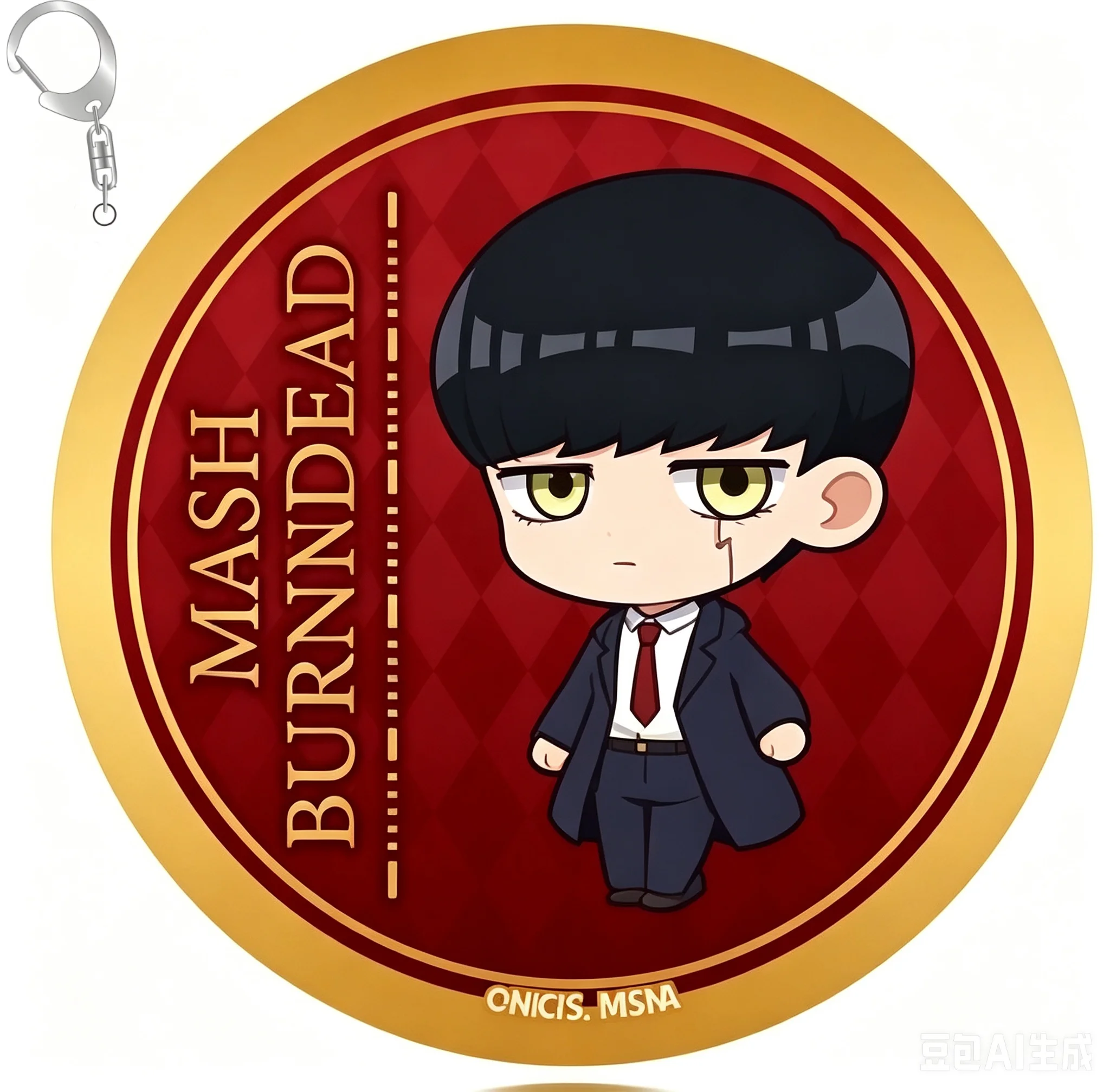 Cartoon High Definition Images Mashle: Magic And Muscles Figure Decoration Bag Car Key Ring Charm Gift Anime Acrylic Keychain view 4