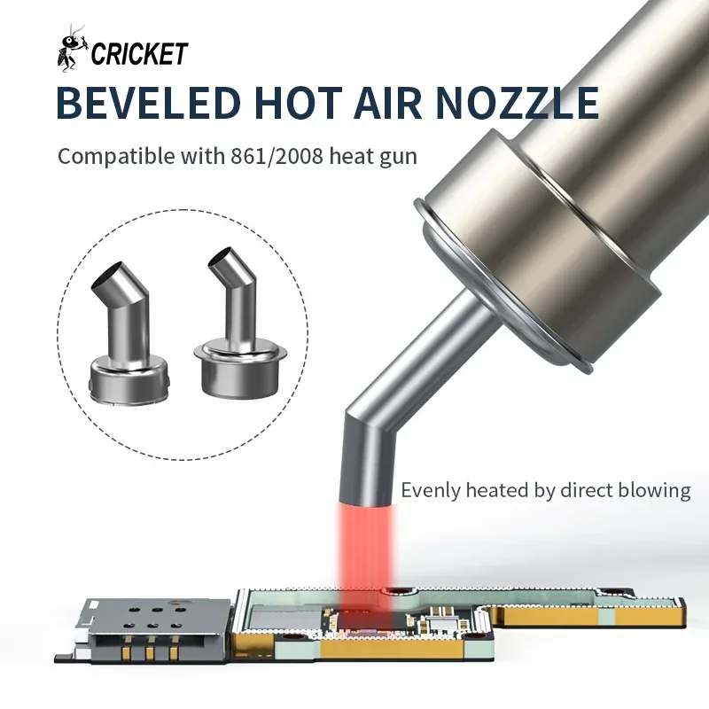 CRICNER-Angle فوهة الهواء الساخن ، منفاخ مباشر ، بندقية الحرارة ، متوافق مع سريعة 861 2008 850 سلسلة ، 4 مللي متر ، 5 مللي متر ، 6 مللي متر ، 8 مللي متر ، 10 مللي متر ، 12 مللي متر ، حتى التدفئة