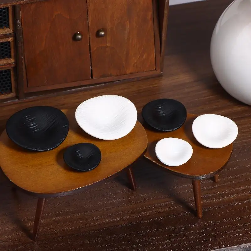 Simulation d'assiette de fruits pour maison de poupée, modèle de maison de poupée Miniature, décoration de cuisine, accessoires de Micro scène, 3 pièces/ensemble 1:12