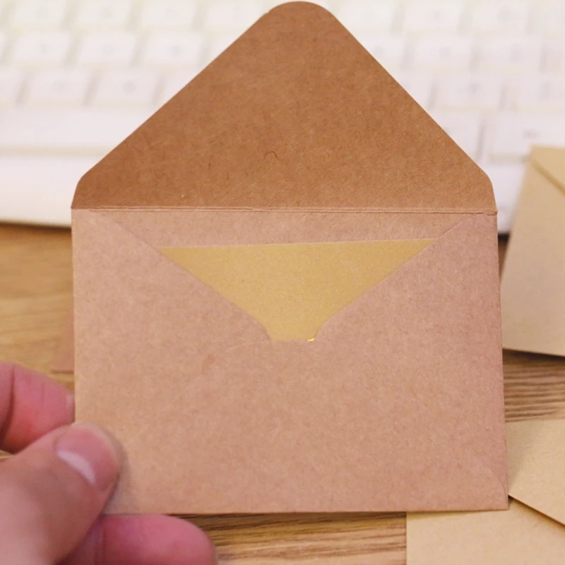 10個の色付きの封筒,空白の花の封筒,個人的なギフト,請求書用