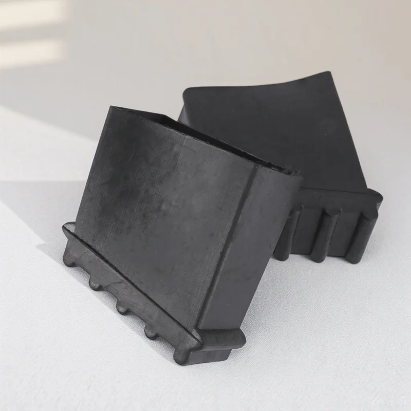

2pcs Non-Slip Feet Covers Black Rubber Pads For Household Accessories Step Ladder Foot Protectors Ladder Supplies Building Tools