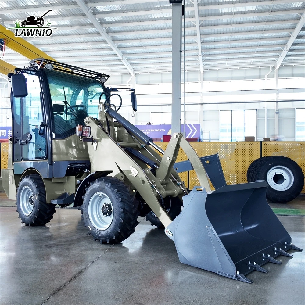 Popular Model Wheel Loader  Dual Motor Drive Energy Saving and Eco Friendly for Material Loading Electric Loader