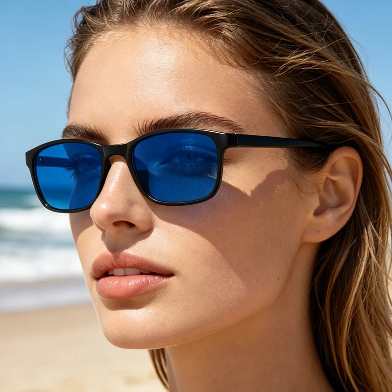 

Classic Square-frame UV-protective Sunglasses UV400 Ultra-lightweight Anti-blue Light Glasses Gaming-specific Protective Eyewear