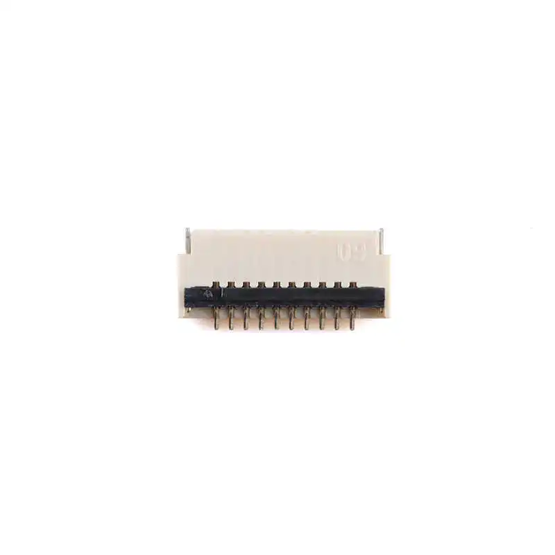 FFC/FPC Connector 0.5-1.0H-4/5/6/8/10/12-40P Front Flip Gold-Plated Pitch 0.5mm