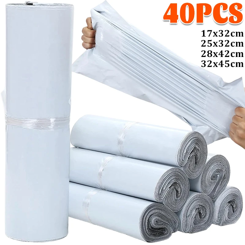 Sacs d'expédition auto-adhésifs, enveloppes polyvalentes portables, sacs d'emballage à forte adhérence, sacs d'expédition imperméables