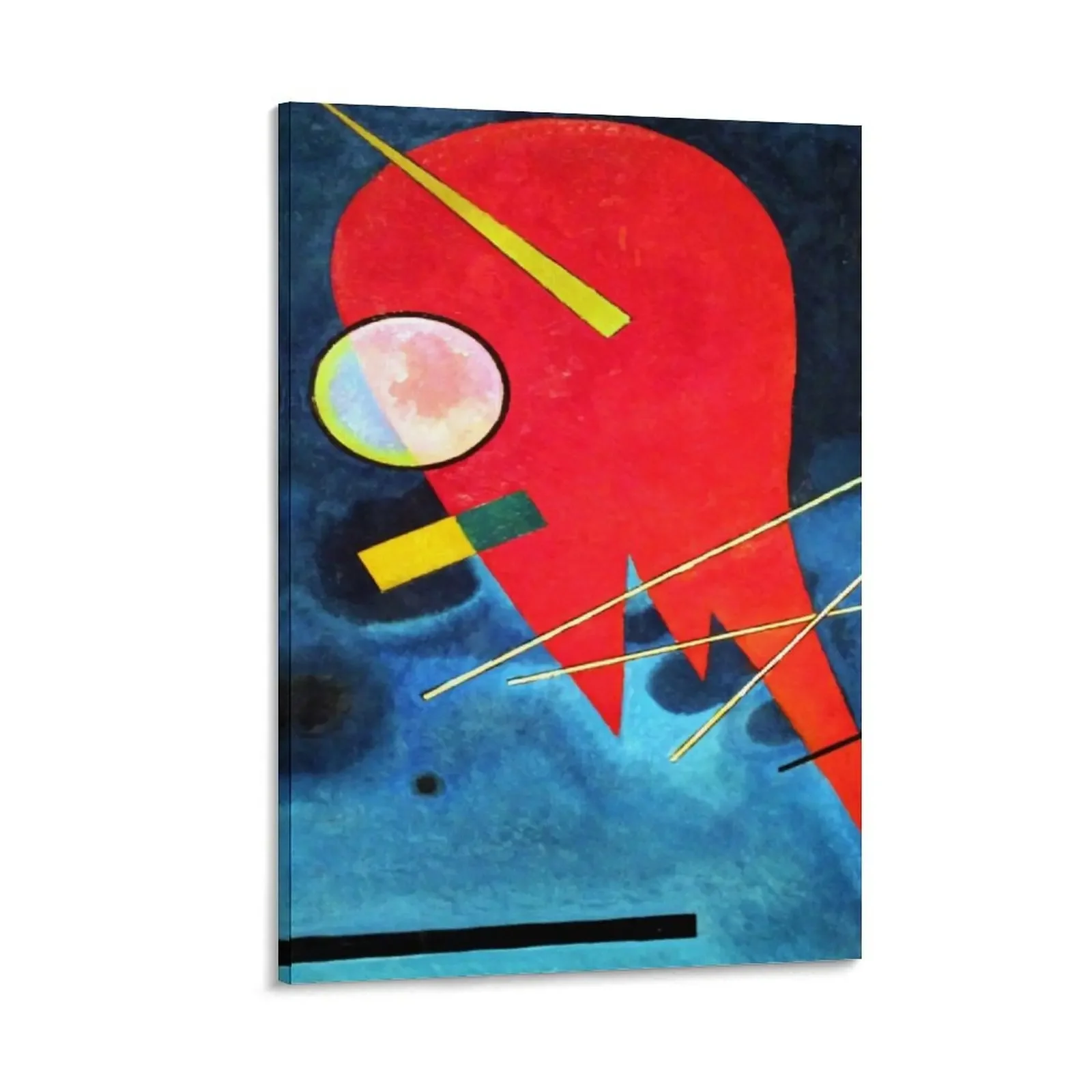 

Red Form by Wassily Kandinsky Canvas Painting photos for living room canvas wall decoration