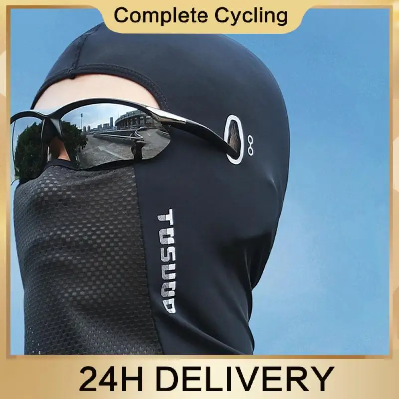 Pañuelo multifuncional de tela elástica para la cabeza, mascarilla de ciclismo, protección solar, lavado repetido en hielo, no se decolora fácilmente