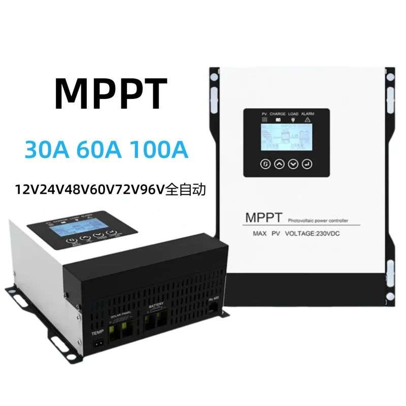 120A High Power MPPT Solar Controller 12V 24V 48V 60V 72V 96V Auto with 230V Load Output for Lithium Battery Bank