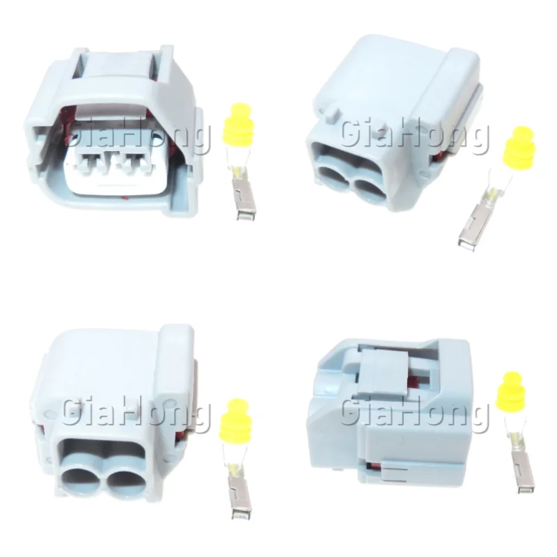 1 Set 2 Ways Parts 90980-10901 AC Assembly Car Ignition Coil High Voltage Pack Socket Automobile Wire Cable Plug 7283-7021-10