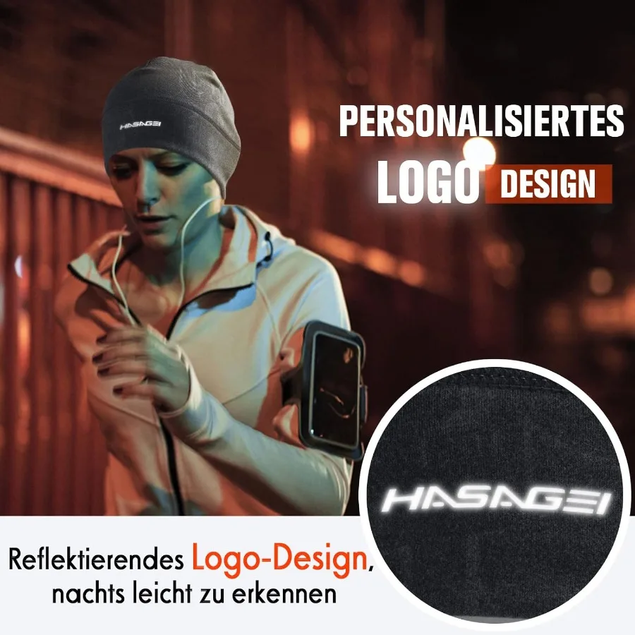 Topi Skull Caps Beanies untuk Pria dan Wanita, Topi Lari Elastis Termal, Topi Bersepeda Anti Angin, Pelapis Helm, Topi Beanie Lembut