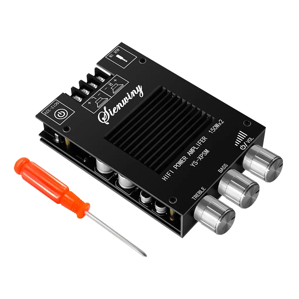 

Wireless Power Amplifier Board Digital Stereo Audio Amp Module 32V DIY Plastic Music Speaker Development Sound