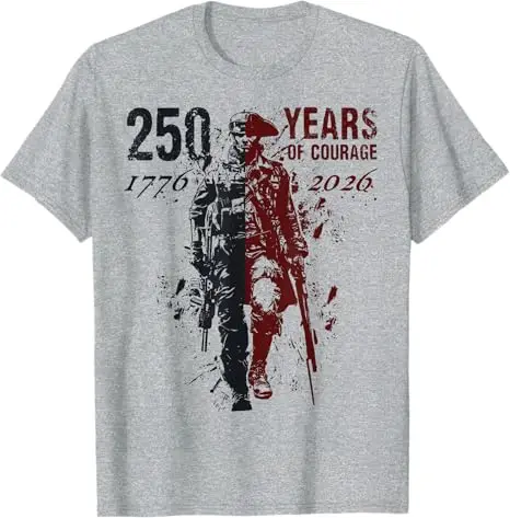 250. Jahrestag 250 Jahre Amerikanisches USA Patriotisches 4. Juli T-Shirt Y2k Herrenmode Kleidung Grafik-T-Shirt Neuartiges Geschenk – Detail 10