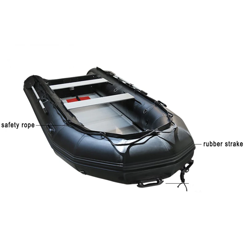 12 Feet Superior High Quality PVC/Hypalon Inflatable Aluminum Boat Inflatable Sport Boat For Sale