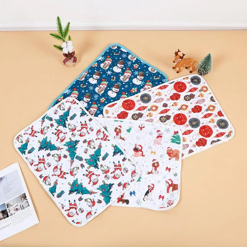 Reusable Dog Pee Pad Absorbent Anti Slip Easy to dry Washable Puppy Training Pad Pet Bed Urine Mat for Pet Car Seat Cover