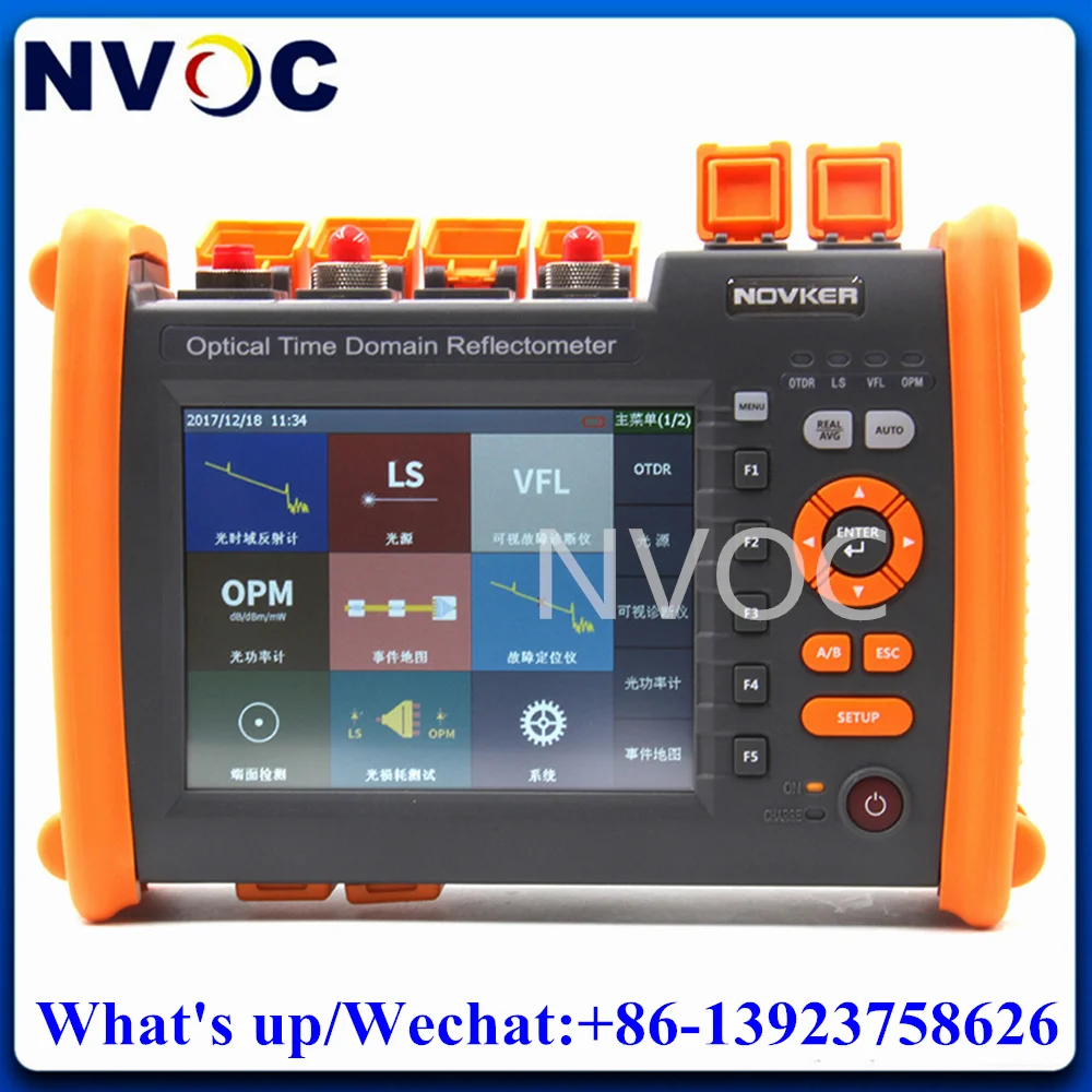 Free Shipping NOVKER NK5600 OTDR 30/32DB 80km 1310/1550nm Fiber Optical Time Domain Reflectometer