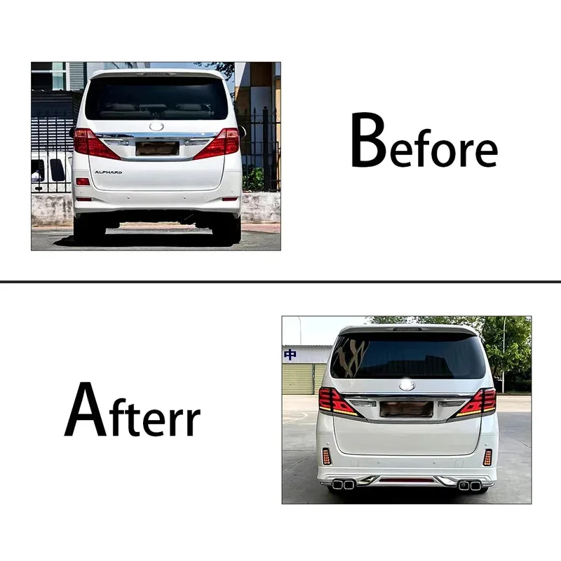 

BesNew Body Kit for Alphard Vellfire ANH20 ANH30 Series 2008-2022 Upgrade Exterior Parts Accessories